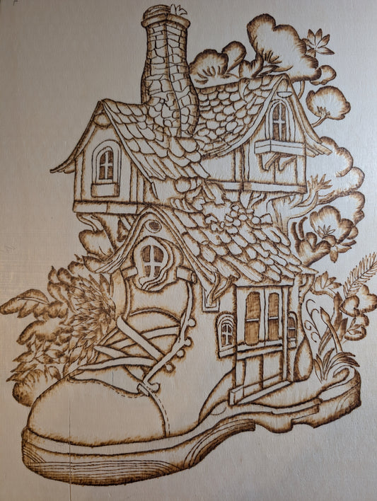 Fantasy shoe house